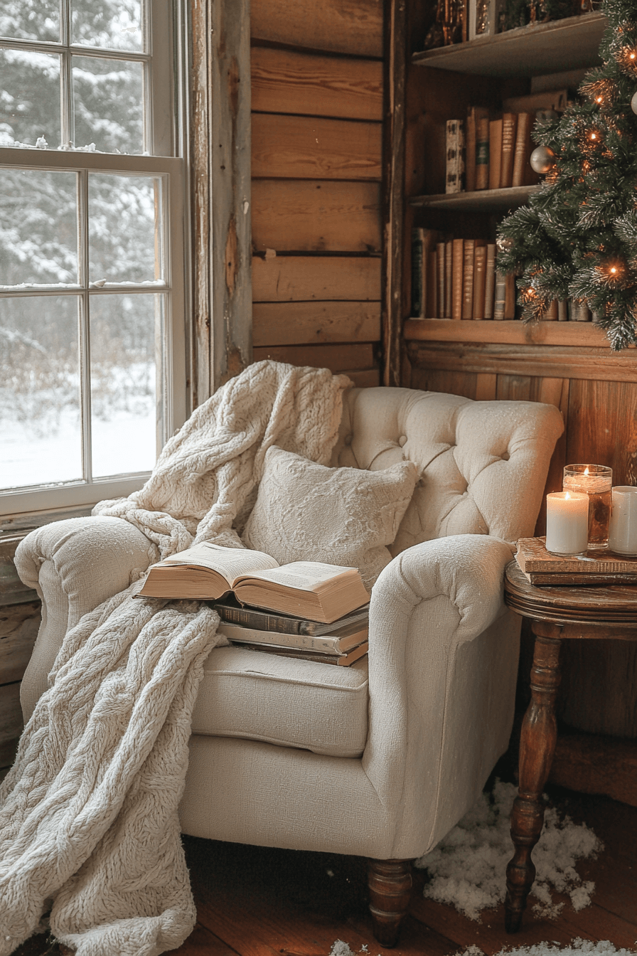22 Reading Nook Holiday Comfort