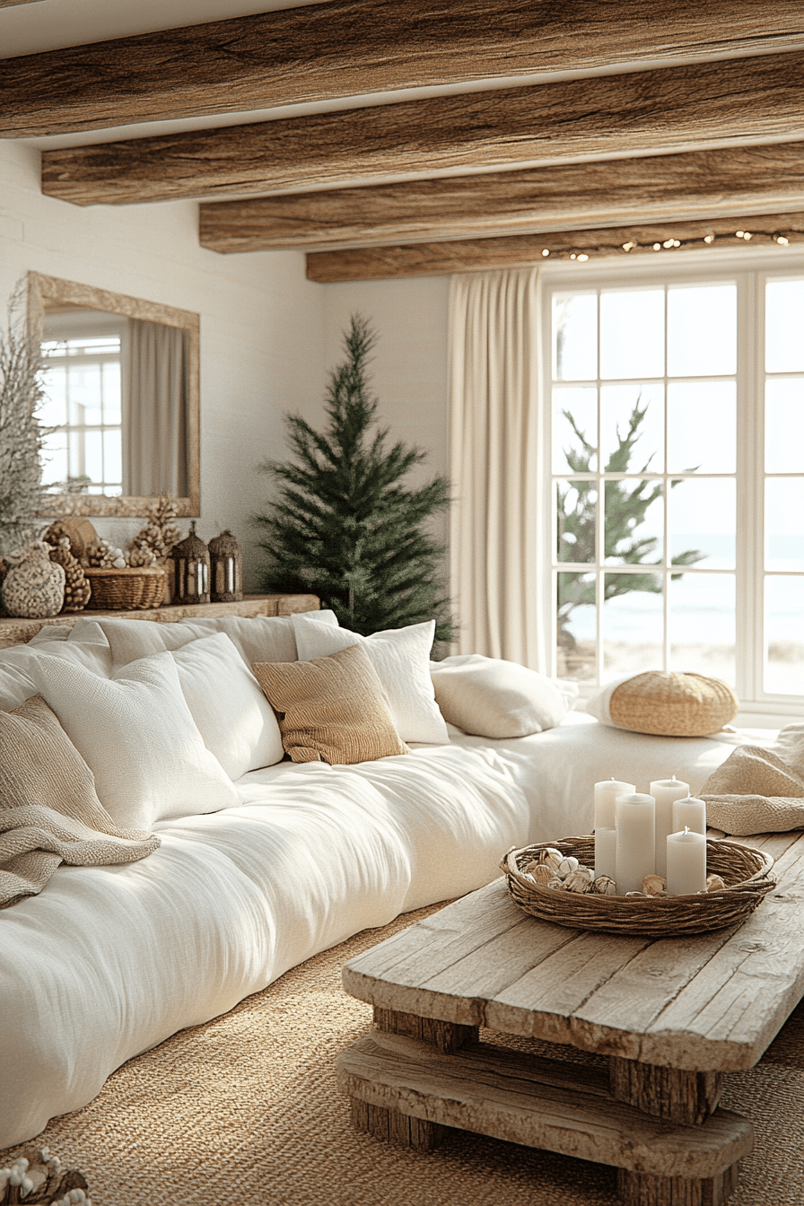 23 Driftwood Evergreen Holiday Calm