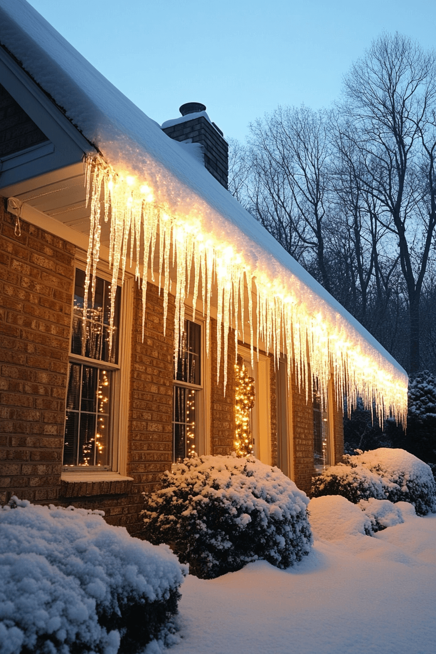 23 Icicle Light Roof Shine