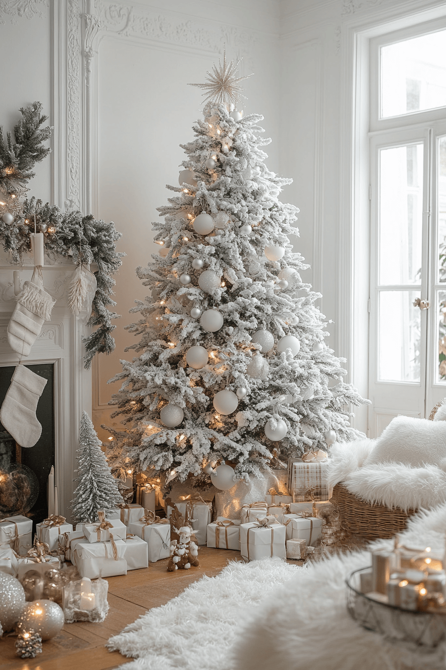 29 Christmas Decorating Ideas That Capture the Magic of Christmas 25 Monochrome Holiday Luxe Style