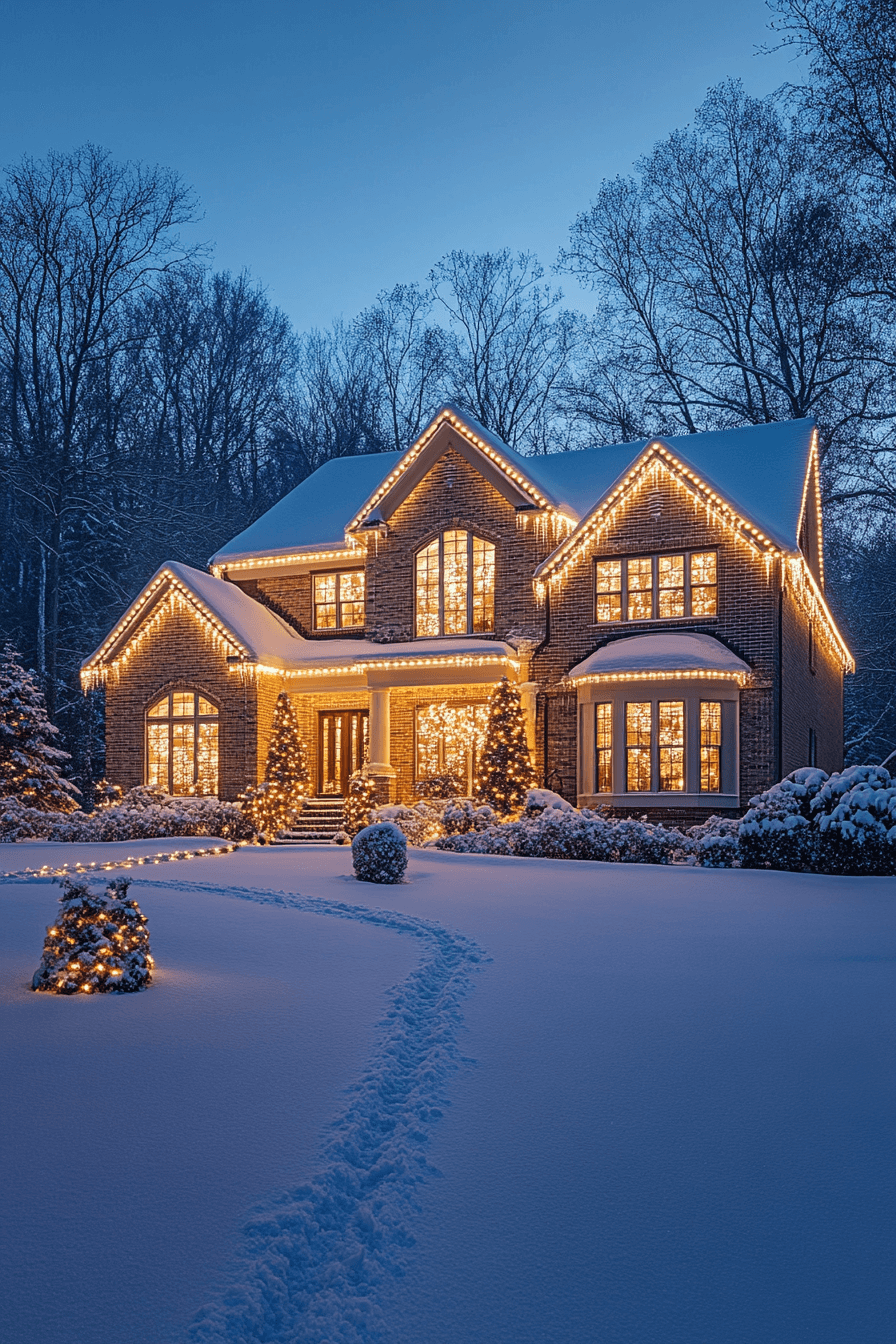 25 Window Frame Holiday Glow