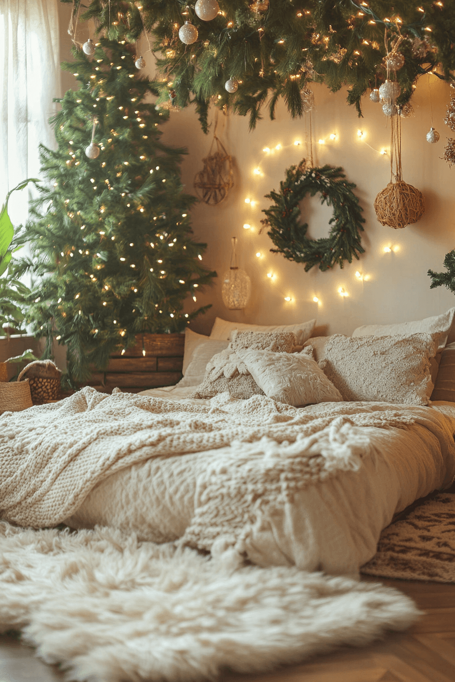 29 Christmas Decorating Ideas That Capture the Magic of Christmas 27 Boho Holiday Layers Of Warmth