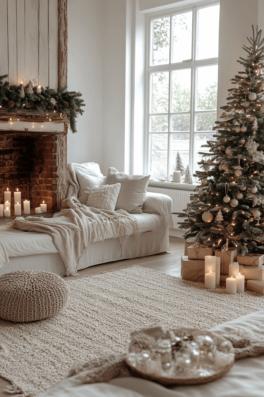 28 Whitewashed Wood Holiday Light