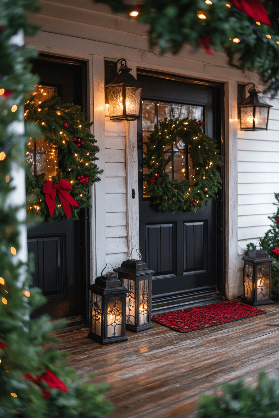 29 Front Porch Christmas Decor Styles to Create a Warm Winter Greeting 29 Evergreen Echo Holiday Warmth
