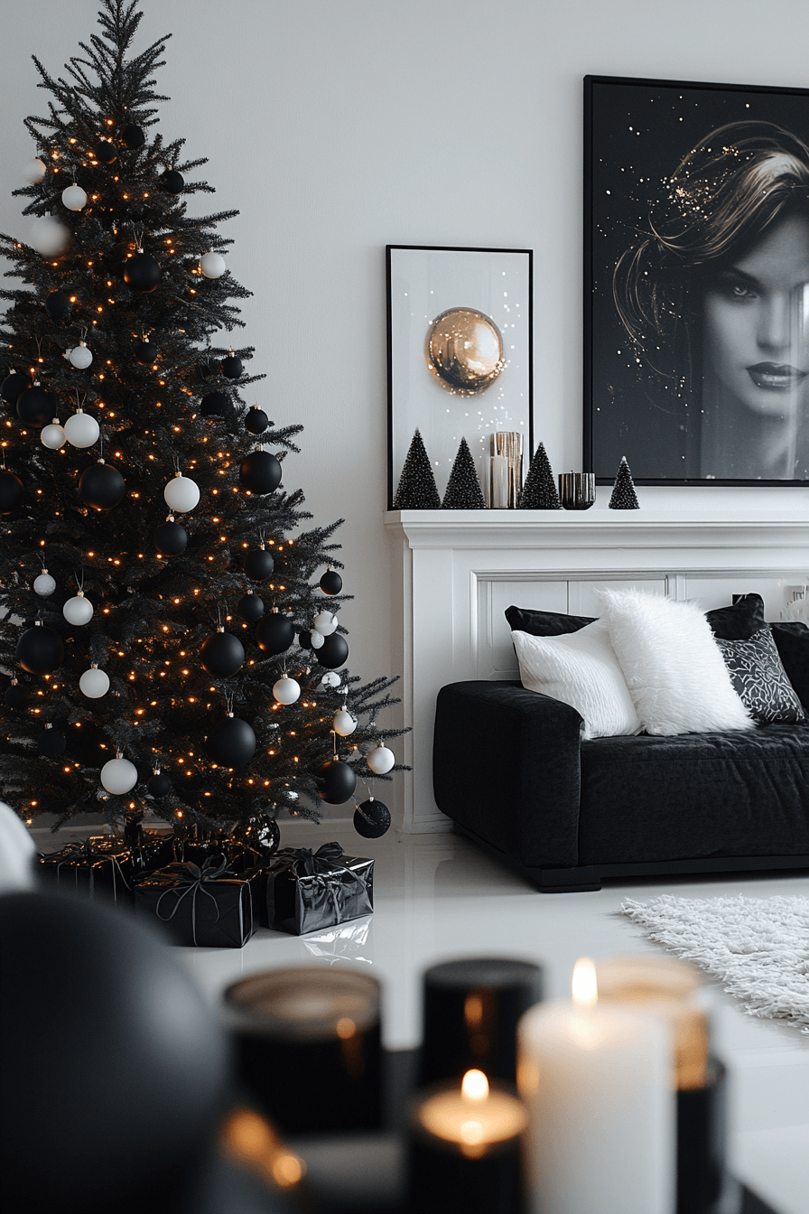29 Minimalist Christmas Decor Ideas That Blend Simplicity and Holiday Joy 3 Modern Minimal Holiday Harmony