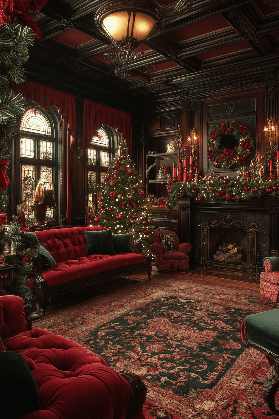 4 Vintage Christmas Sparkle