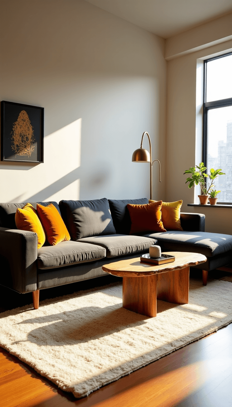 5603modern Sunlit Living Room Corner