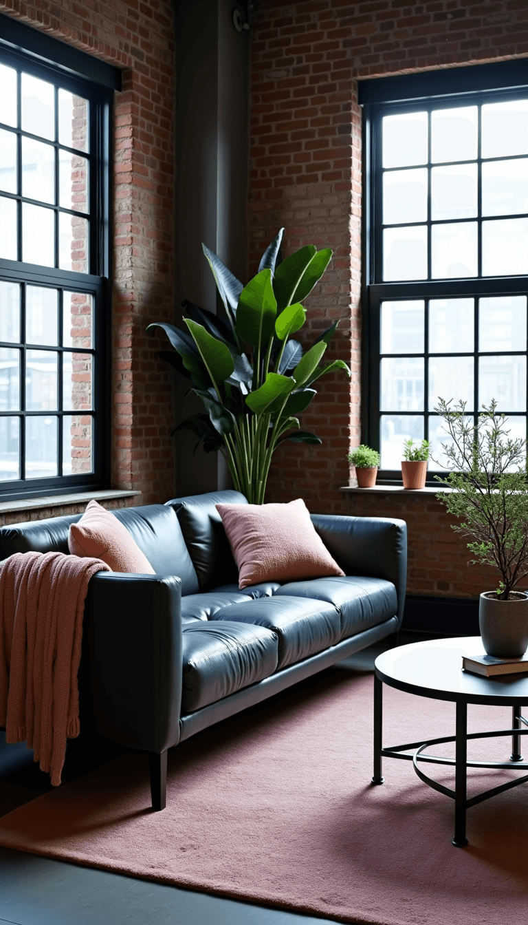 5605modern Loft Living Industrial Accents