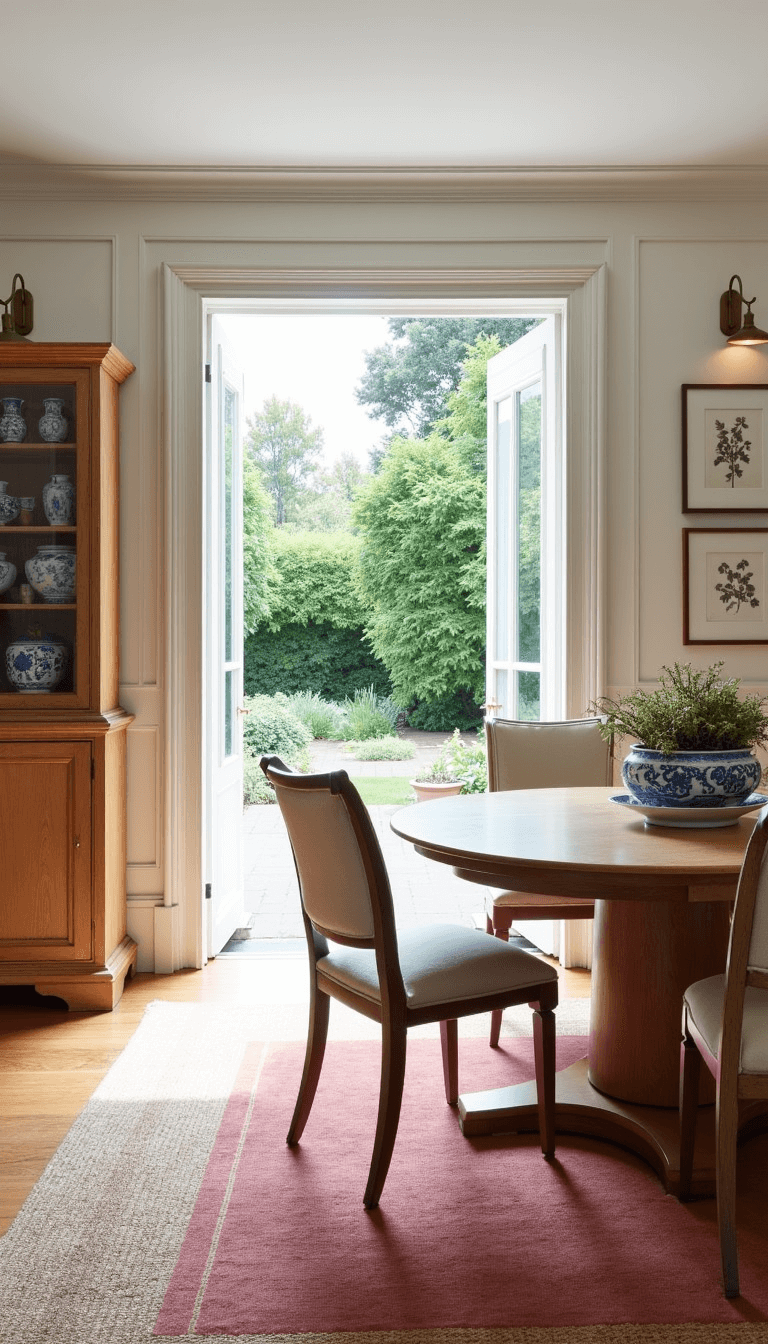 5617sunny Breakfast Room French Doors