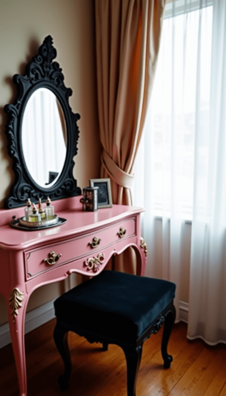 5634vintage Boudoir Vanity Corner