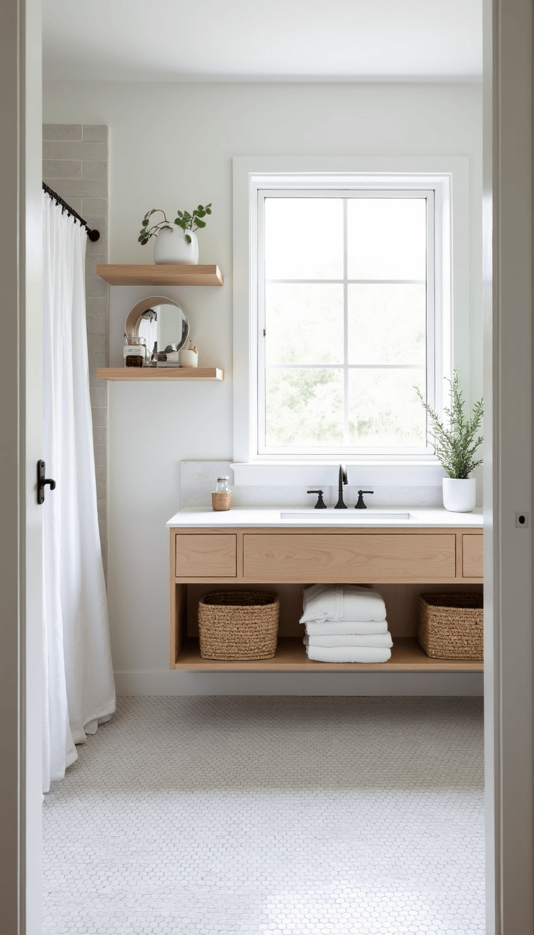 5645scandinavian Spa Bathroom Bright Minimal