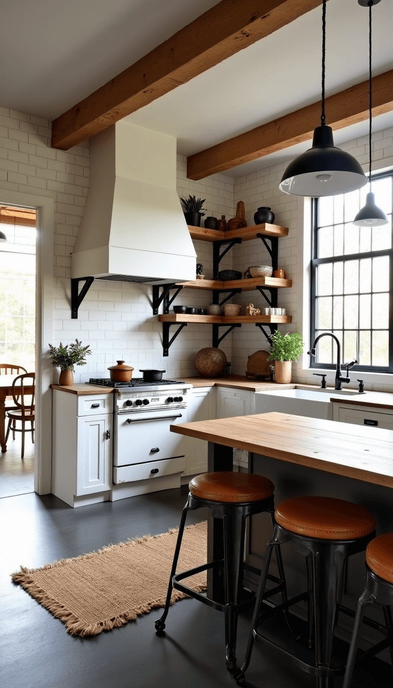 5653industrial Farmhouse Kitchen Golden Light