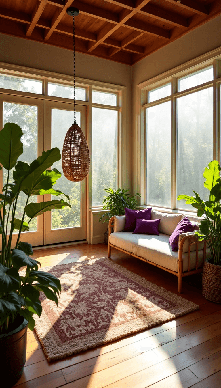5673bohemian Sunroom Golden Hour