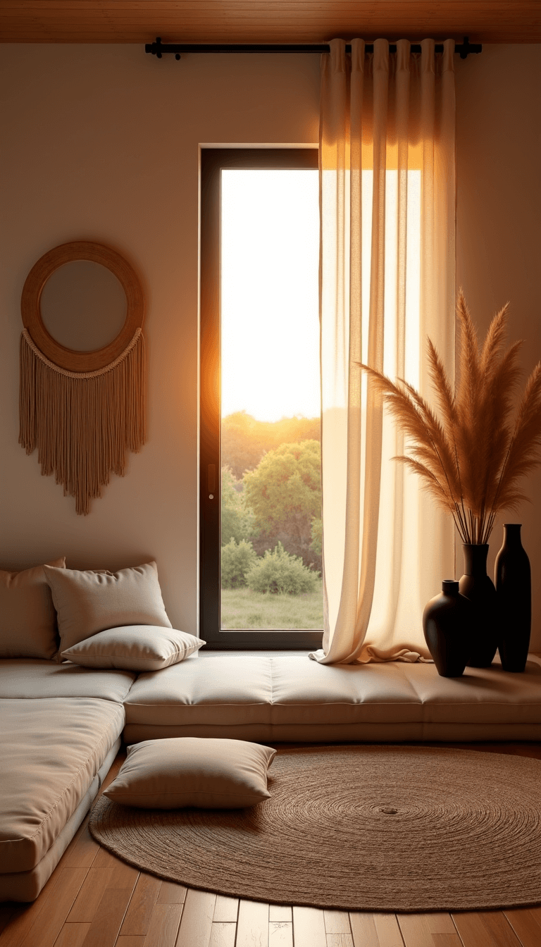 5680boho Sunset Meditation Space
