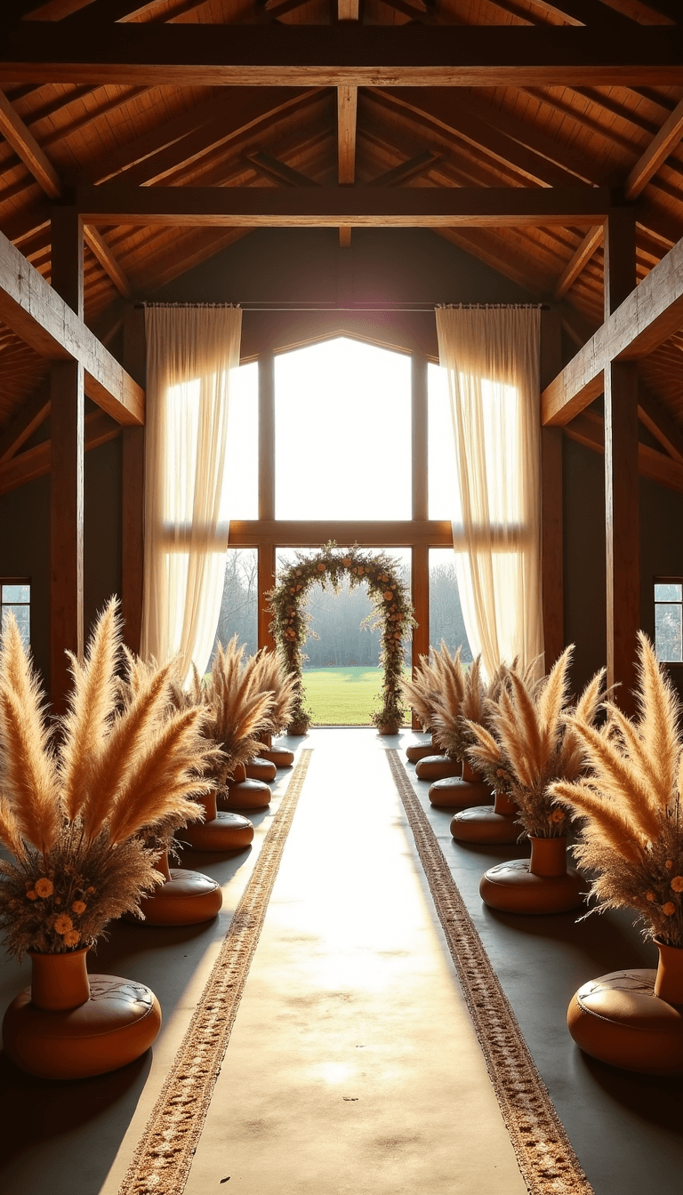 Boho Wedding Decor: Your Ultimate Guide to Creating a Dreamy, Eclectic Celebration 5693rustic Barn Ceremony Golden Hour