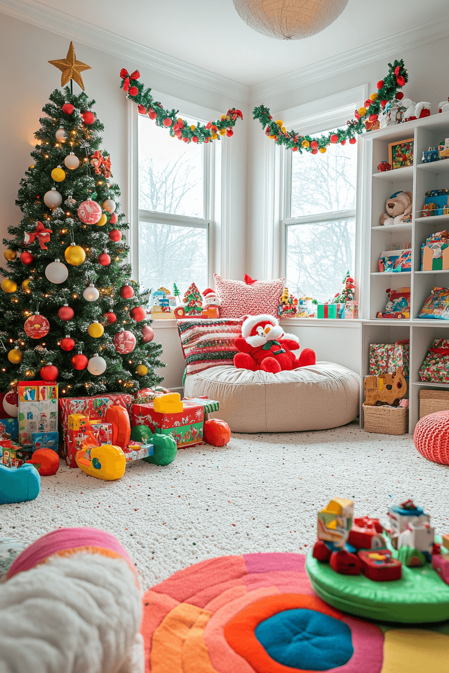 29 Christmas Decorating Ideas That Capture the Magic of Christmas 6 Playful Holiday Kids Room Magic