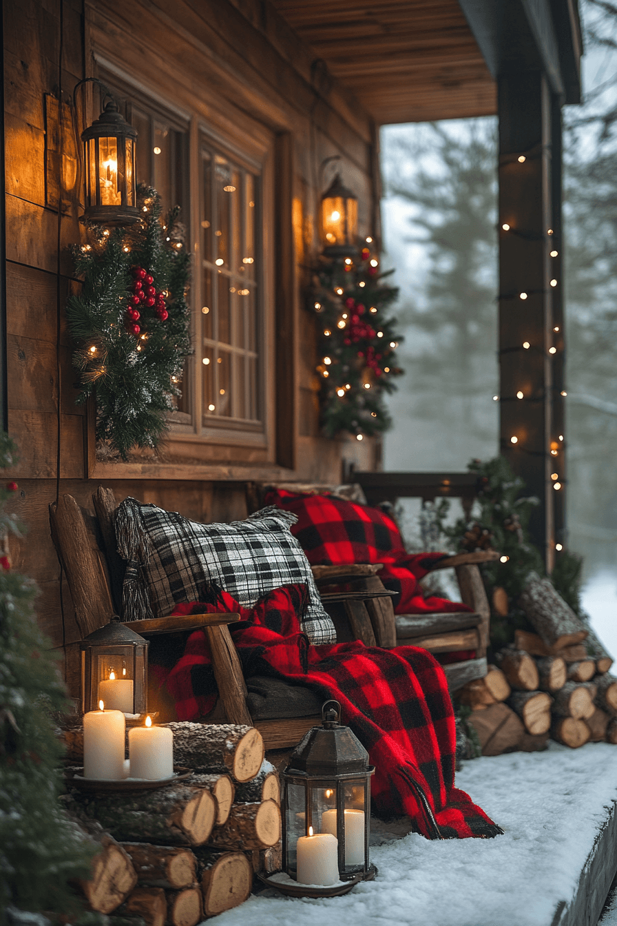 6 Rustic Cabin Holiday Glow