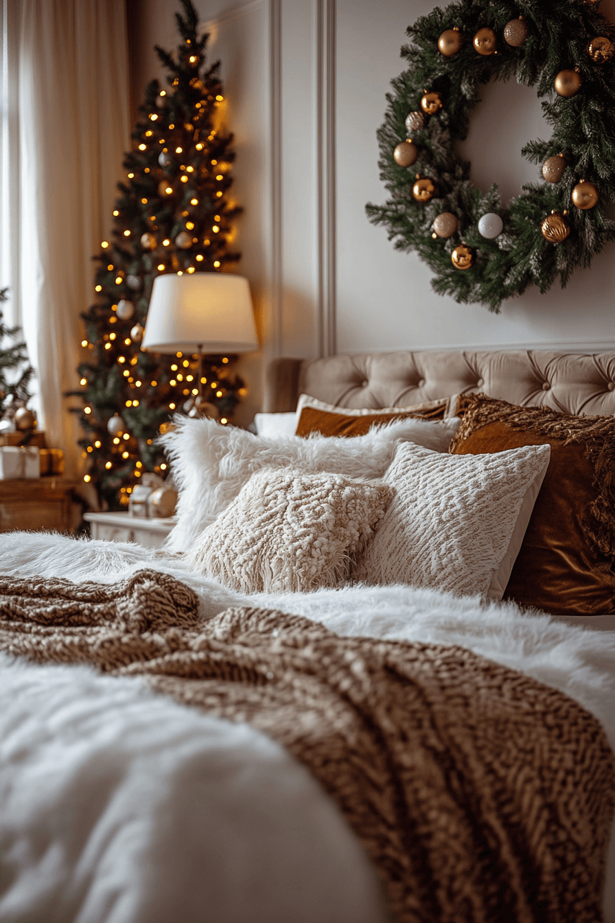29 Christmas Decorating Ideas That Capture the Magic of Christmas 8 Guest Room Holiday Retreat Style