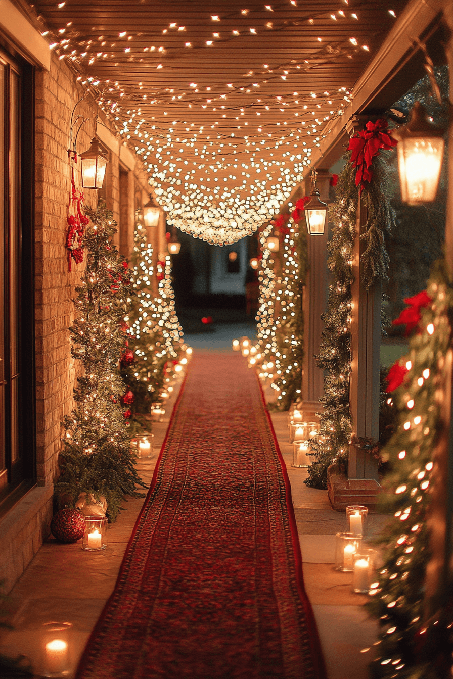 29 Christmas Decorating Ideas That Capture the Magic of Christmas 9 Enchanted Hallway Holiday Ambience