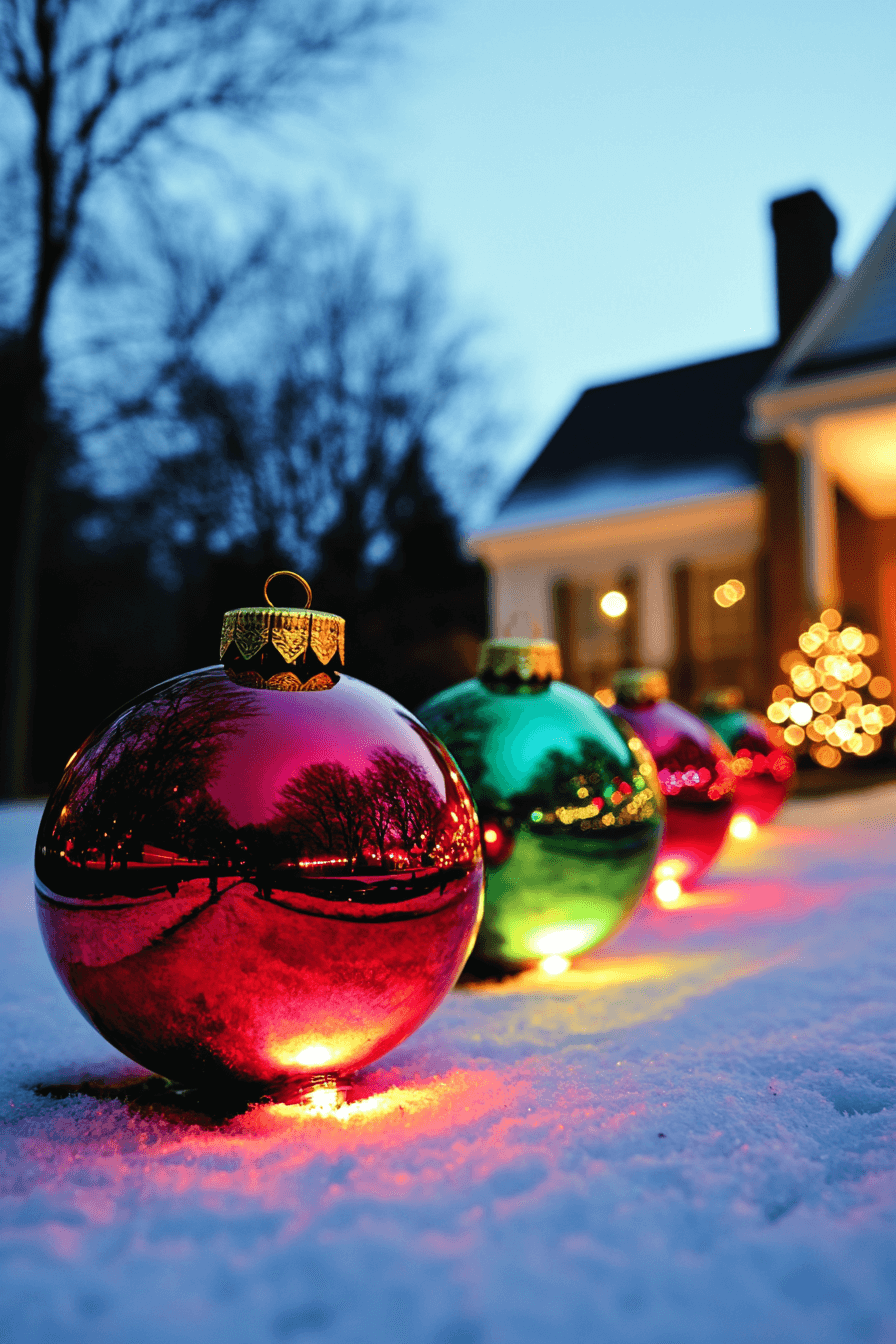 9 Oversized Ornament Yard Glam