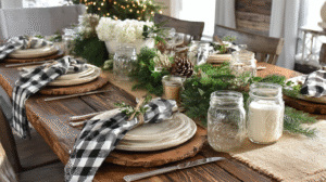christmas dinner table settings 1