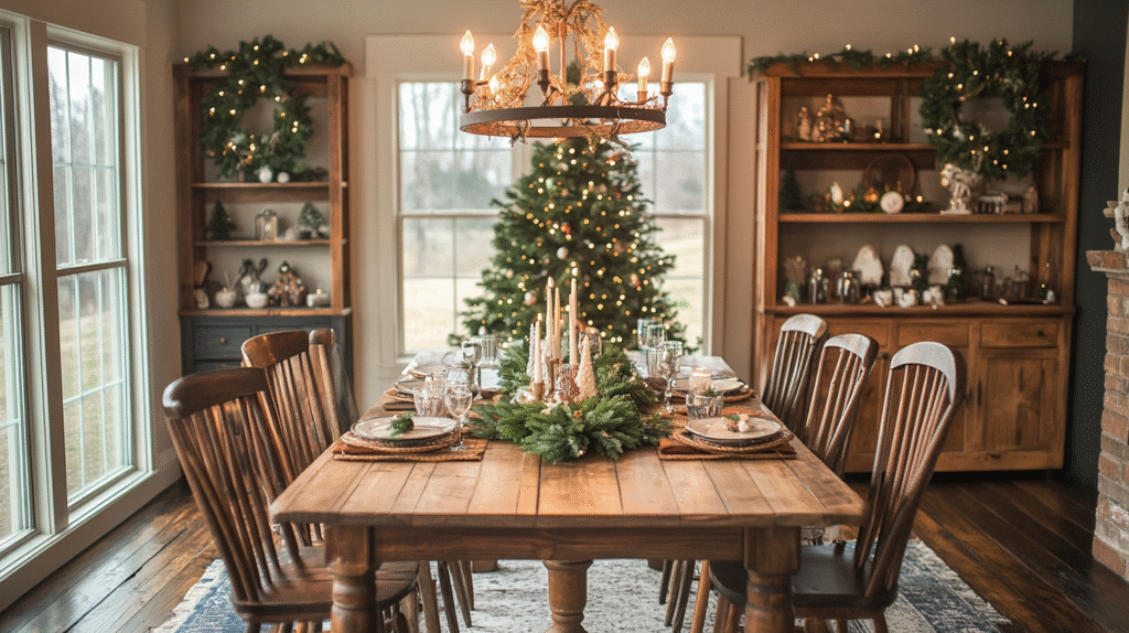 farmhouse christmas decor 1