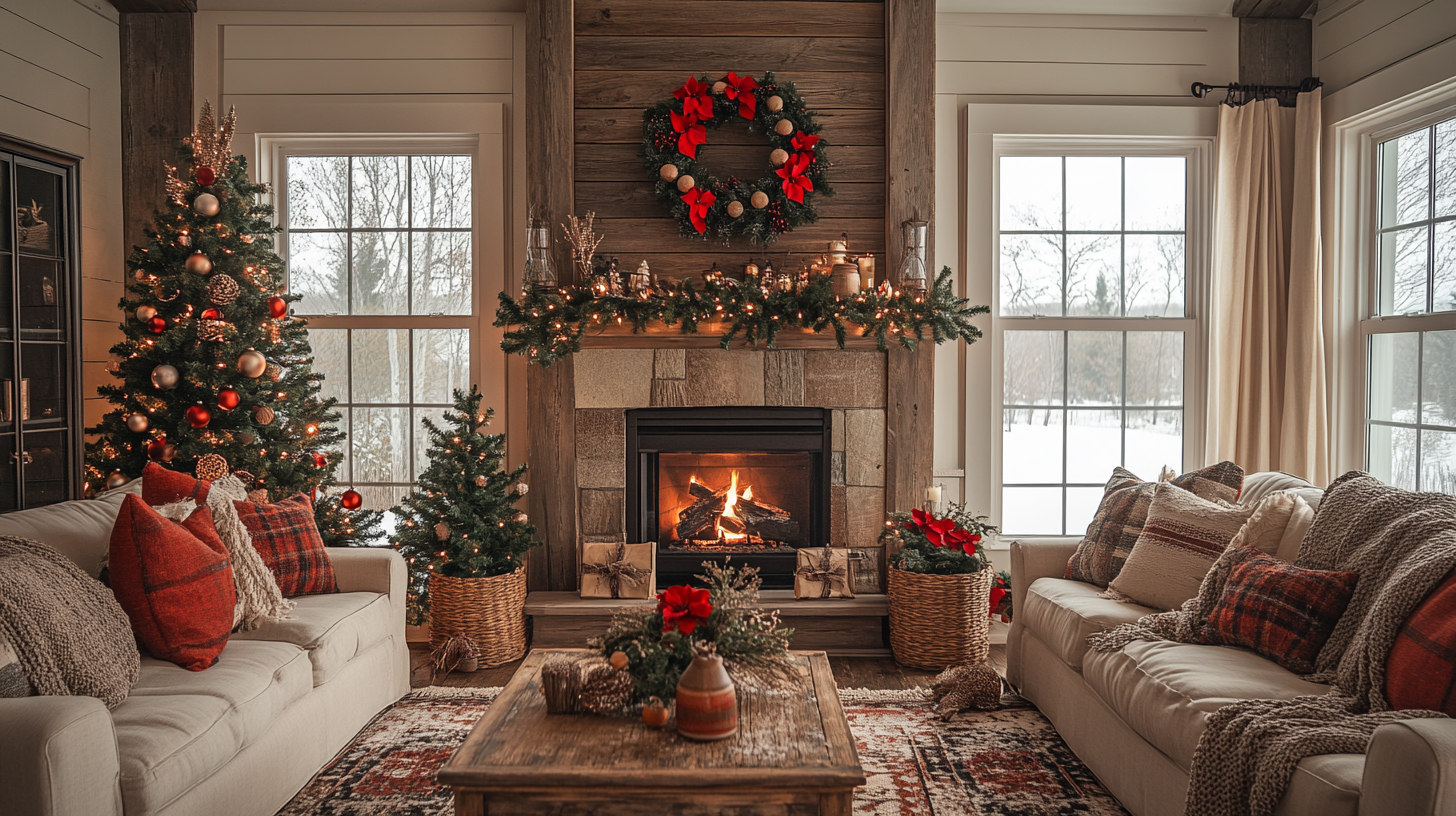 29 Natural Christmas Decor Ideas That Capture the Spirit of a Warm Winter Woodland 29 Natural Christmas Decor Ideas That Capture the Spirit of a Warm Winter Woodland