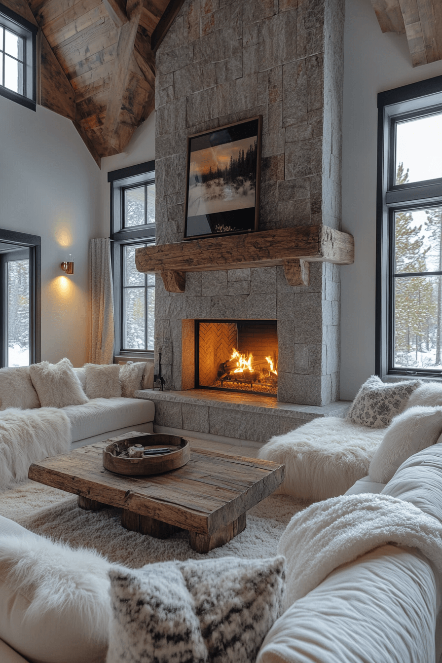 25 Little Cabin Living Room Ideas That Will Warm Your Heart 1 Cozy Cabin Corner By The Hearth