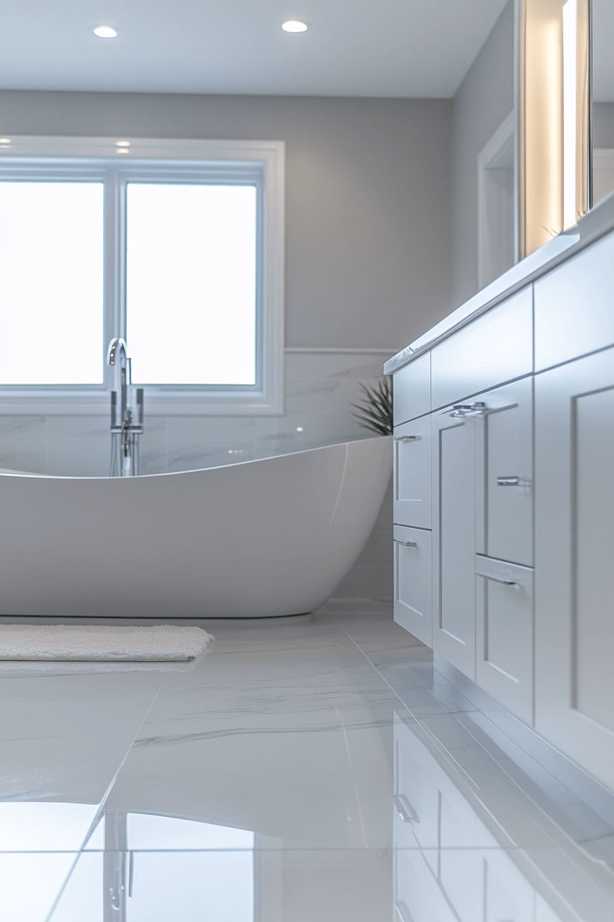 25 Luxury Bathroom Design Ideas to Add Glamour to Your Home 1 Elegant Luxe Minimalist Bathroom