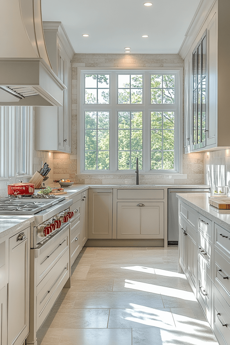 25 Neutral Kitchen Cabinets to Create a Calming Cooking Space 1 Soft Beige Elegance