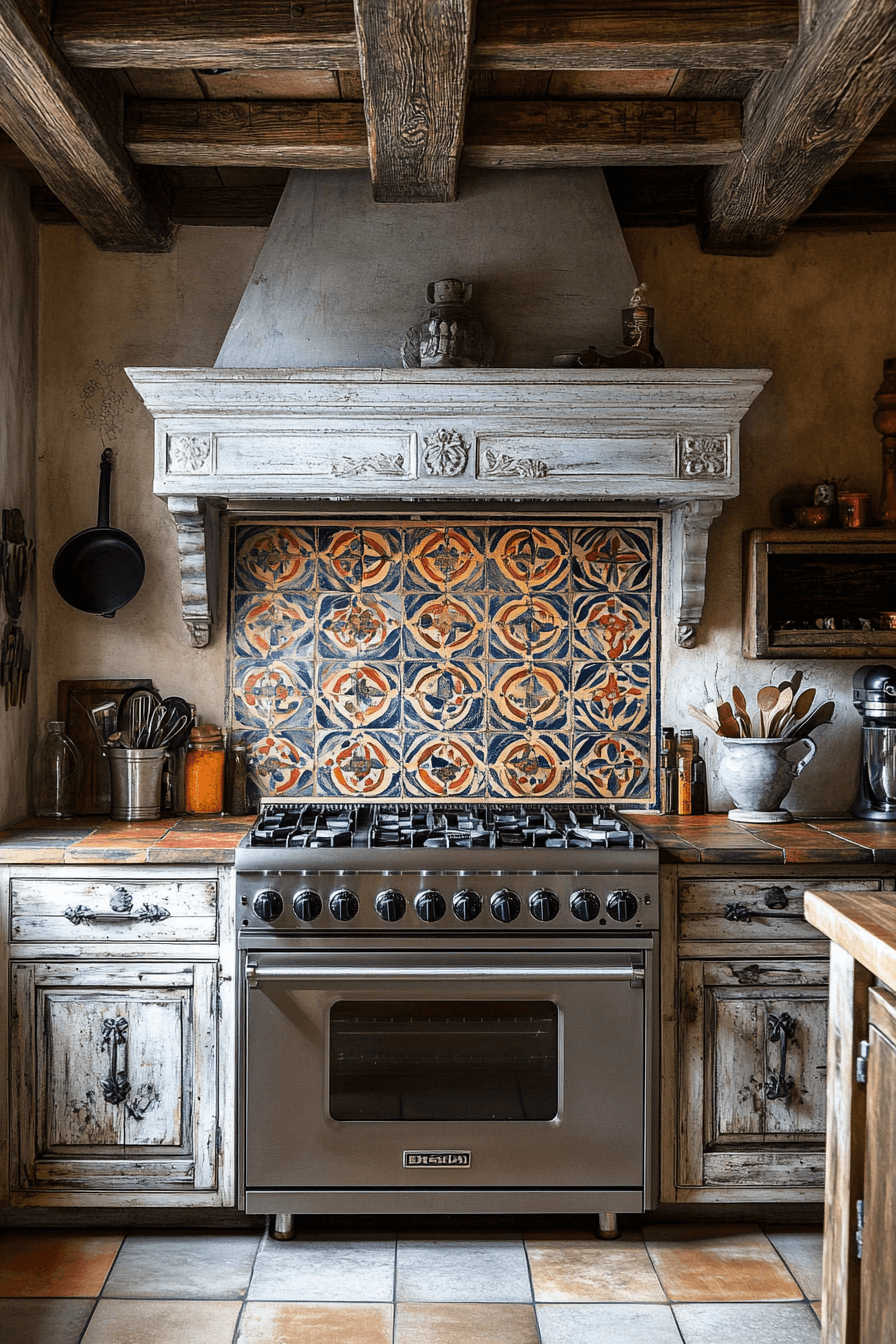 25 Backsplash Kitchen Ideas for a Bold and Beautiful Design 10 Hand Painted Artistry