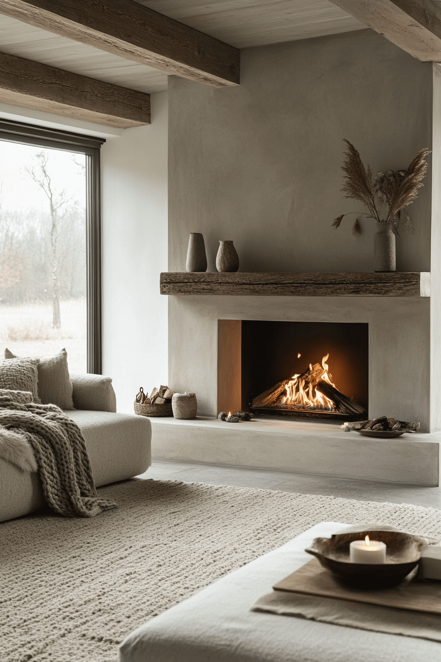 25 Fireplace Interior Ideas to Enhance Your Home’s Ambience 10 Scandinavian Simplicity In Fireplace Design
