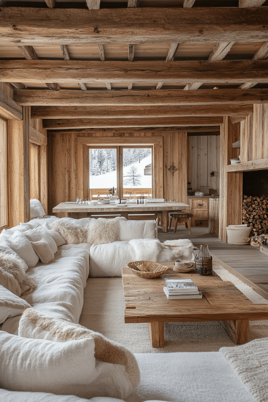 25 Little Cabin Living Room Ideas That Will Warm Your Heart 10 Zen Timber Cabin Vibe