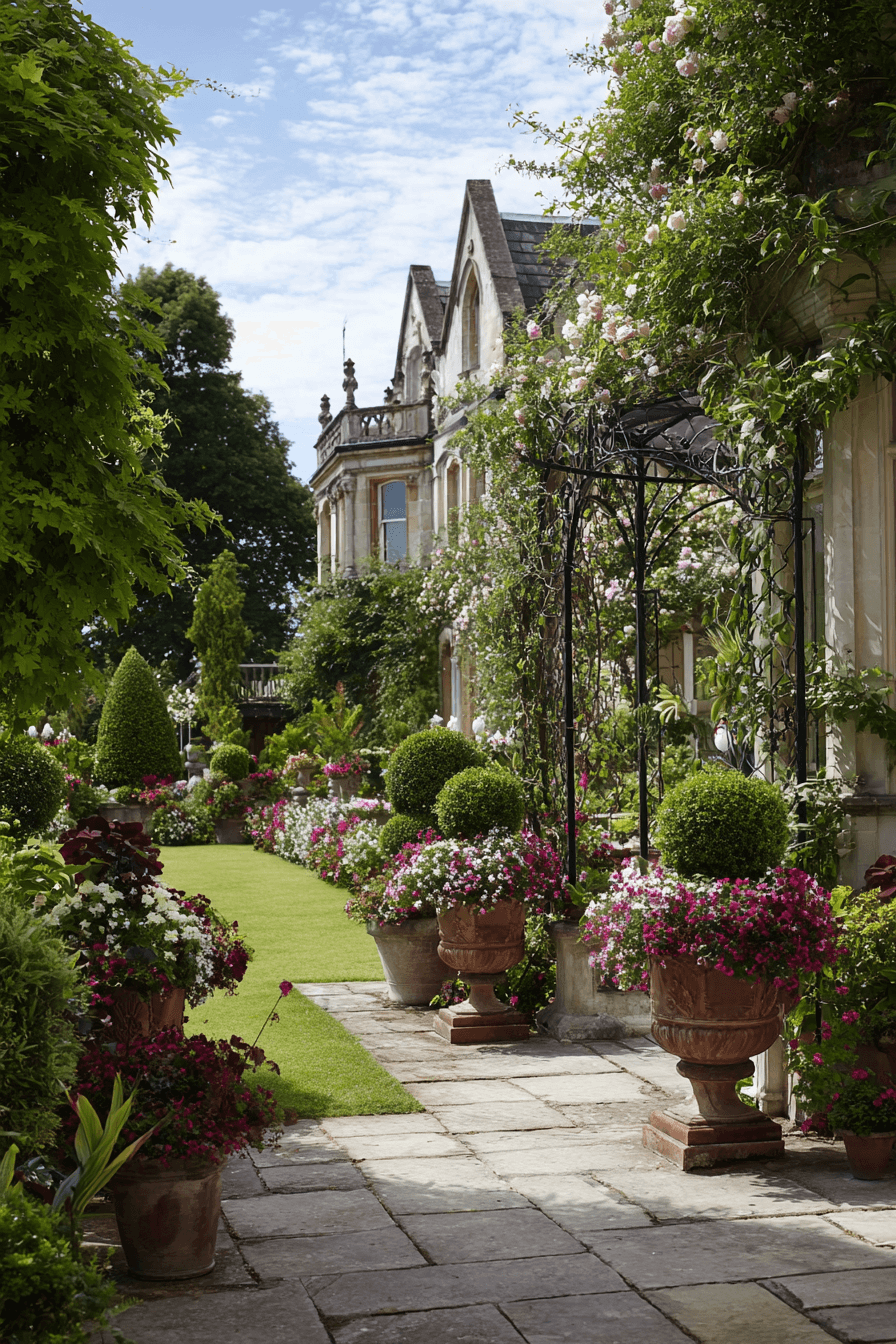 25 Antique Yard Decor Ideas for a Warm and Inviting Outdoor Vibe 11 Decorative Garden Urns