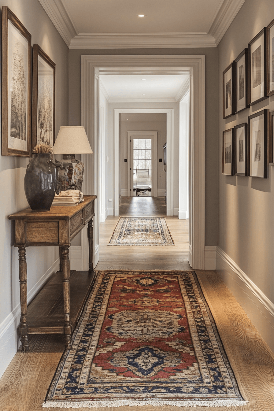 25 Antique Farmhouse Decor Ideas That Will Enhance Your Home’s Charm 11 Heritage Hallway Runners Charm