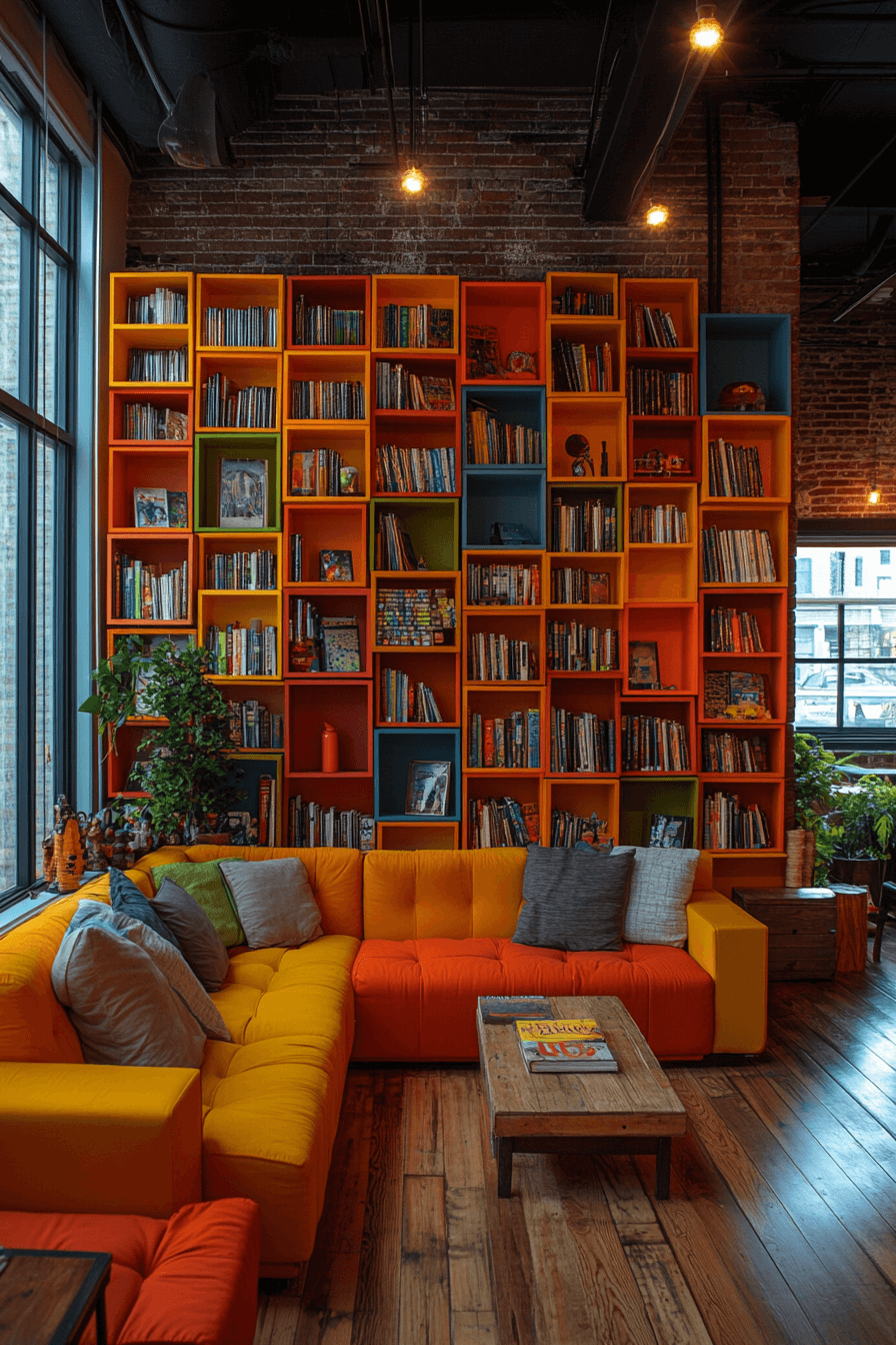 25 Bookshelf Ideas to Showcase Your Favorite Reads and Decor 11 Modular Cube Shelving System