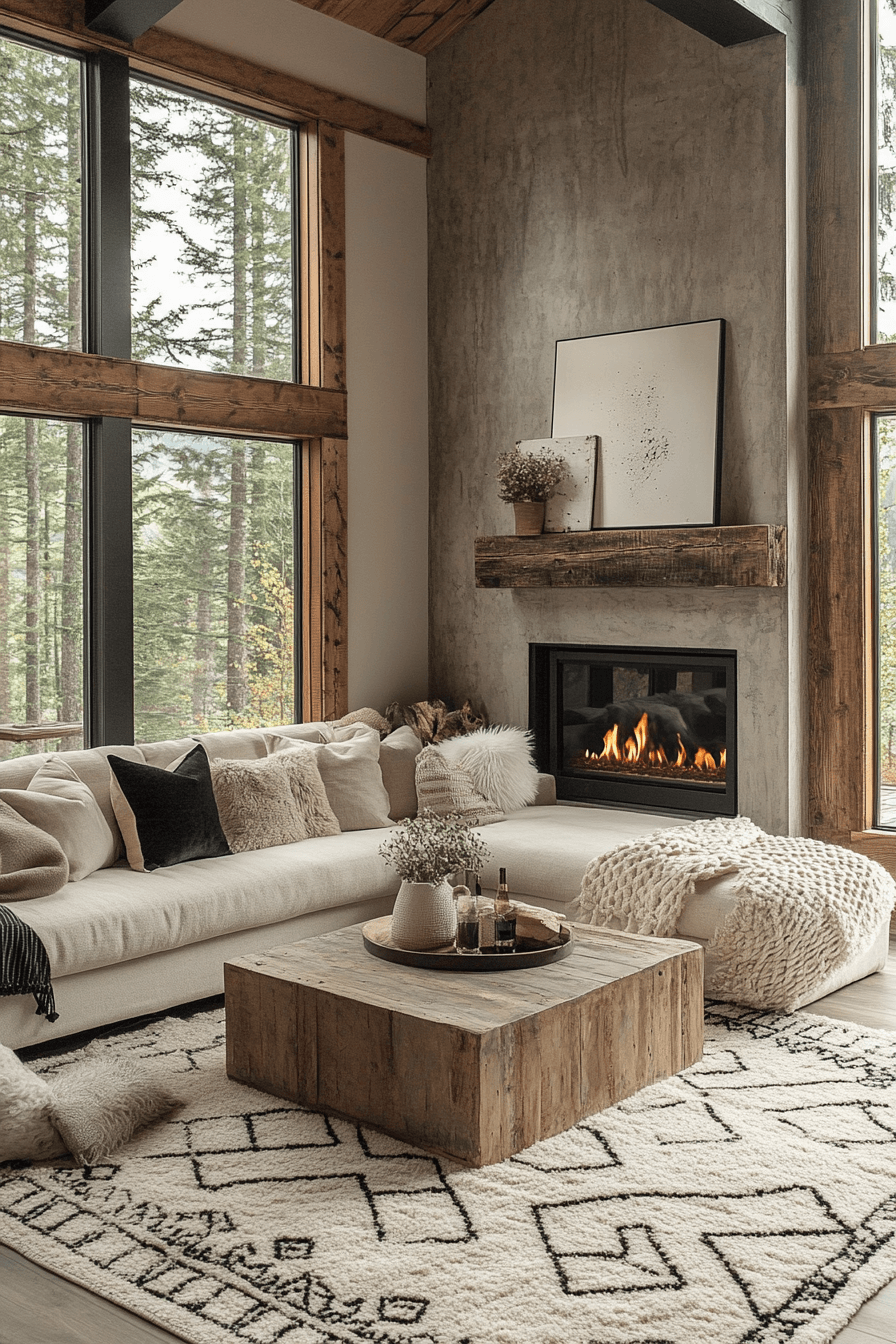 25 Little Cabin Living Room Ideas That Will Warm Your Heart 12 Cozy Contemporary Design For Cabins
