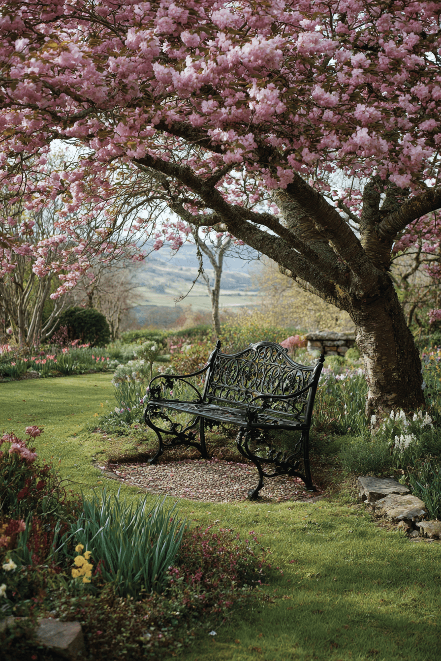 25 Antique Yard Decor Ideas for a Warm and Inviting Outdoor Vibe 13 Classic Outdoor Benches