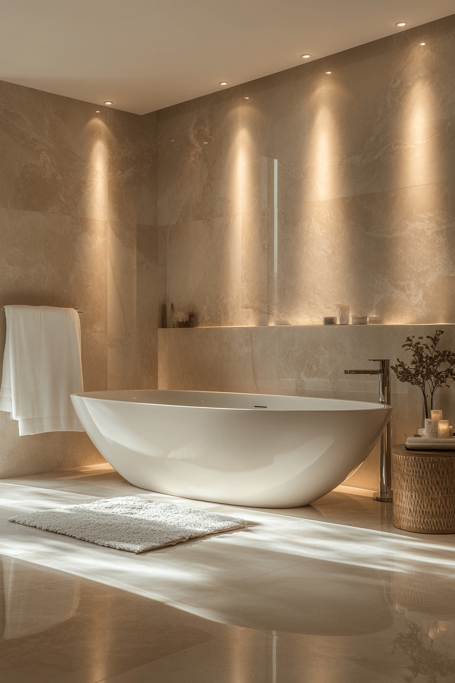 25 Luxury Bathroom Design Ideas to Add Glamour to Your Home 13 Natural Limestone Inspired Bathroom Retreat
