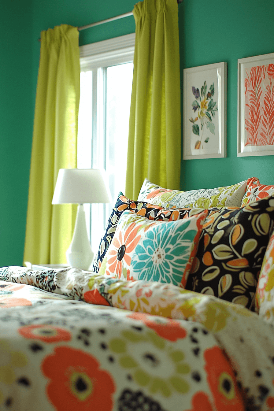 25 Guest Room Ideas That Will Impress Your Visitors 13 Vibrant Color Loving Guest Room