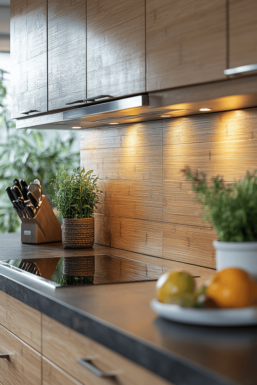 25 Backsplash Kitchen Ideas for a Bold and Beautiful Design 15 Bamboo Natural Warmth