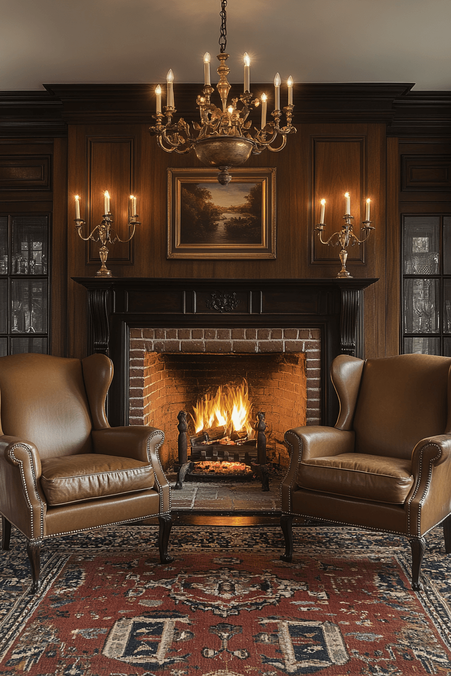 25 Fireplace Interior Ideas to Enhance Your Home’s Ambience 15 Charming Colonial Inspired Fireplace
