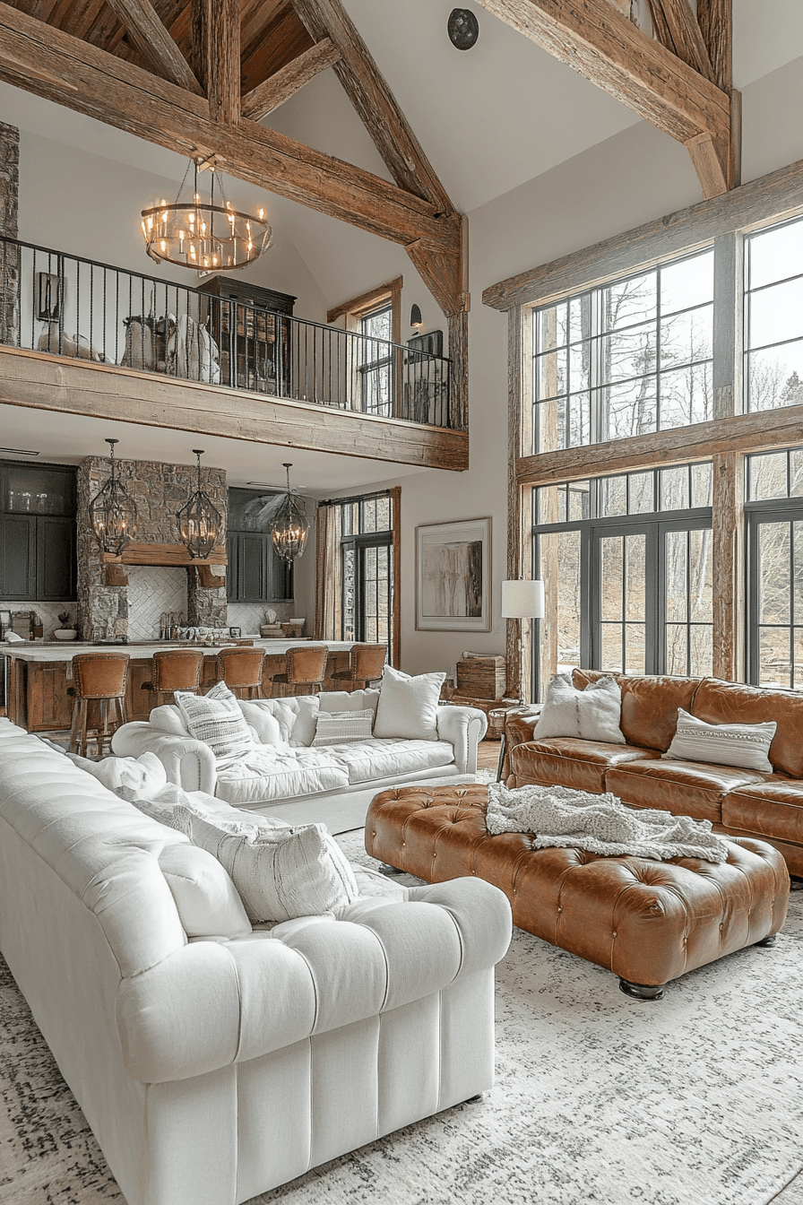 25 Little Cabin Living Room Ideas That Will Warm Your Heart 16 Rustic Elegance In Cabin Decor