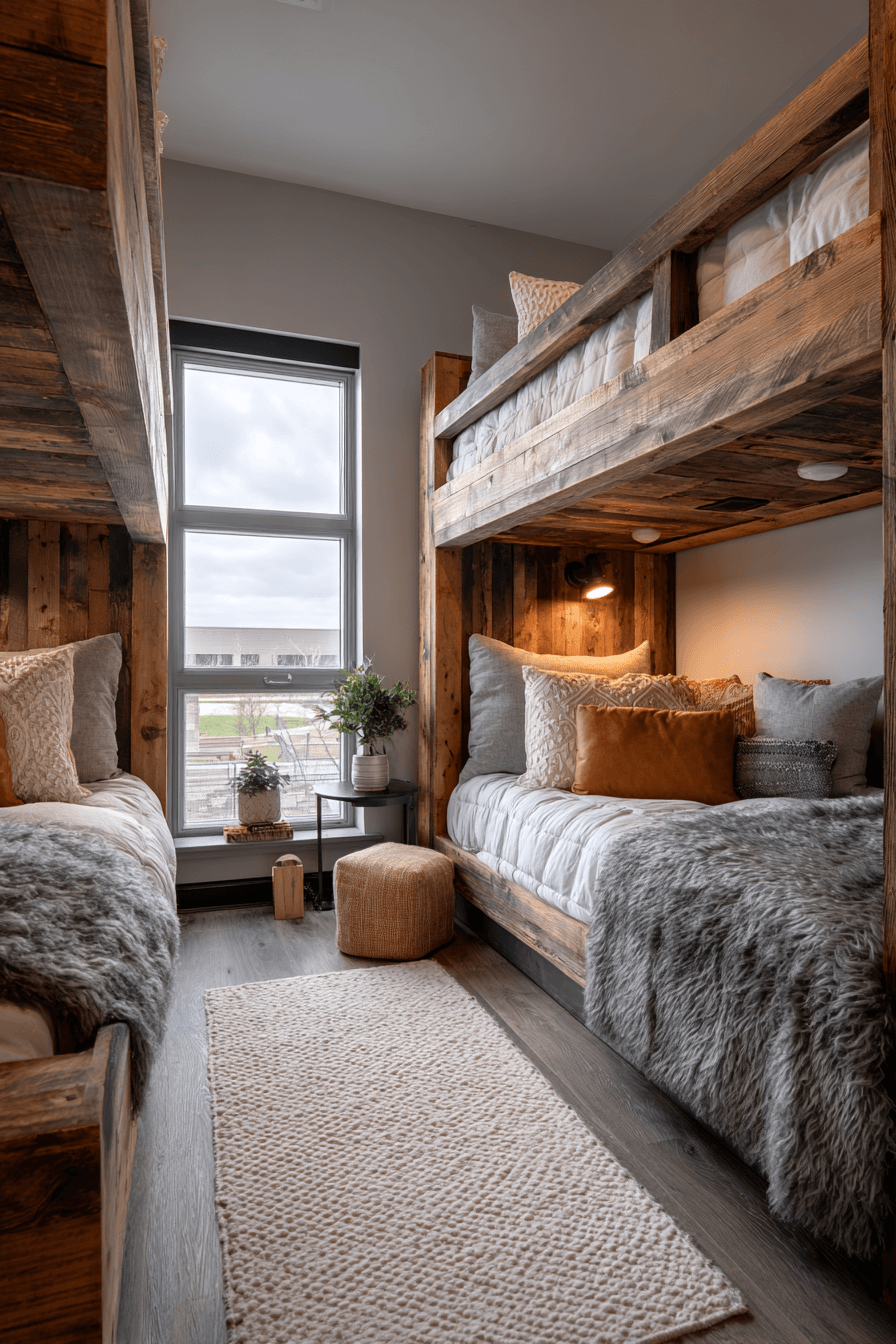 25 Loft Beds for Small Rooms That Make the Most of Every Inch 16 Stacked Bunk Loft Design