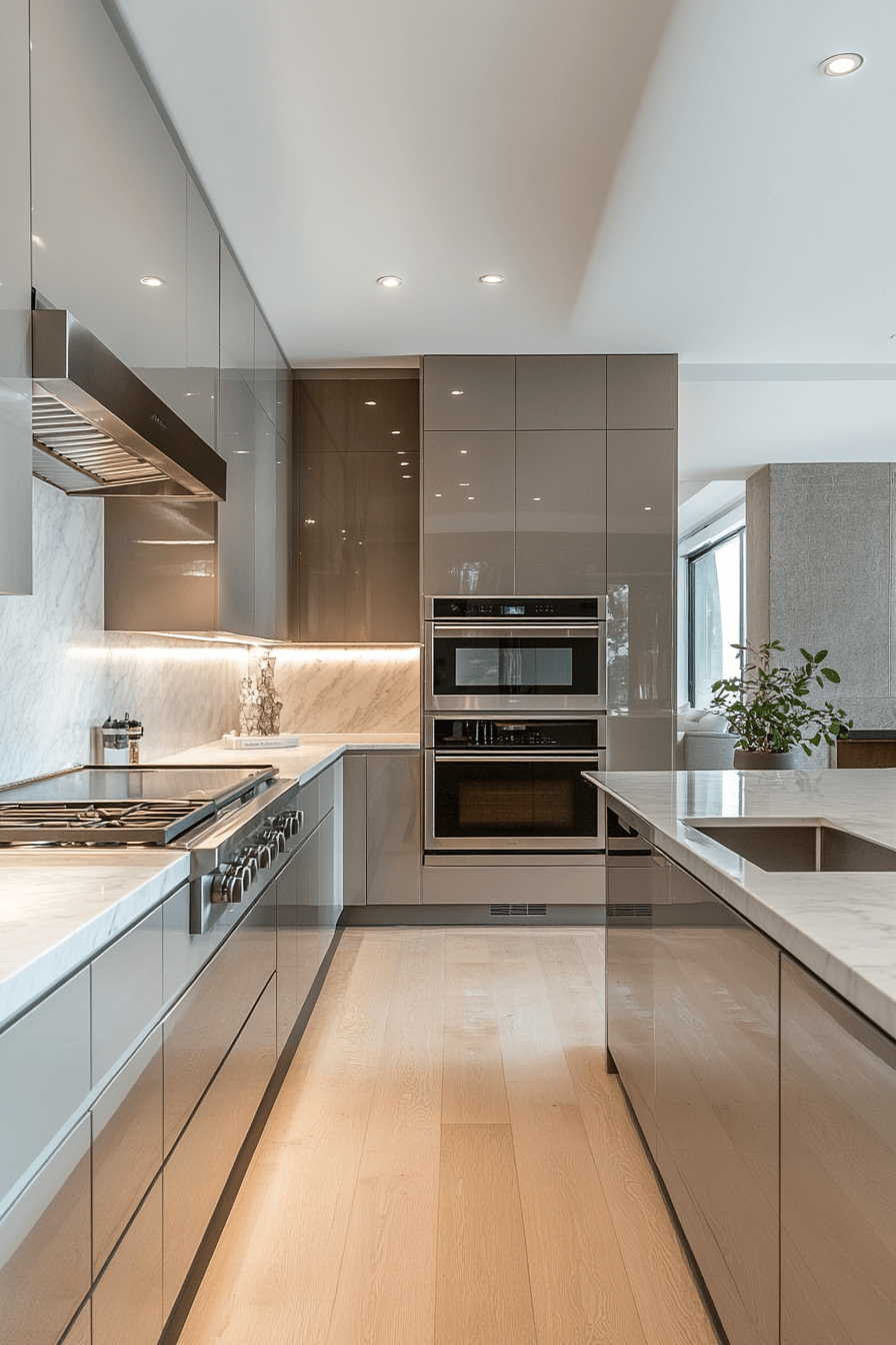 25 Neutral Kitchen Cabinets to Create a Calming Cooking Space 17 Mid Tone Harmony