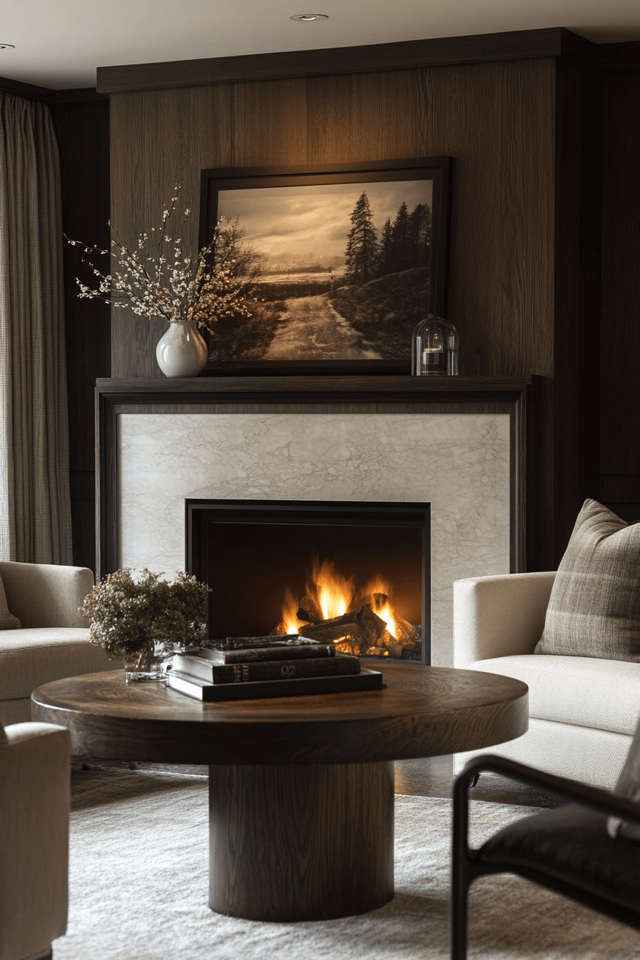 25 Fireplace Interior Ideas to Enhance Your Home’s Ambience 17 Transitional Fireplace Design Influence
