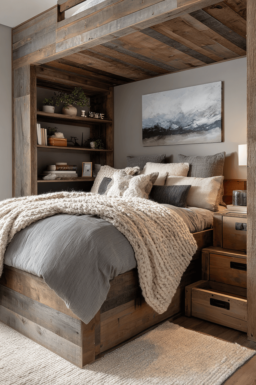 25 Loft Beds for Small Rooms That Make the Most of Every Inch 19 Cozy Bunkhouse Loft Design