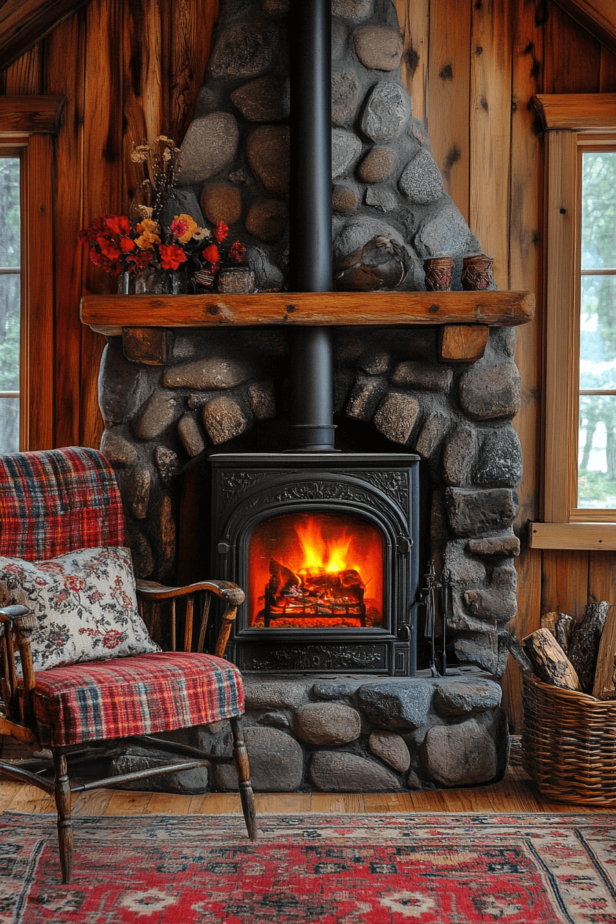 25 Fireplace Interior Ideas to Enhance Your Home’s Ambience 19 Cozy Cottage Fireplace Warmth