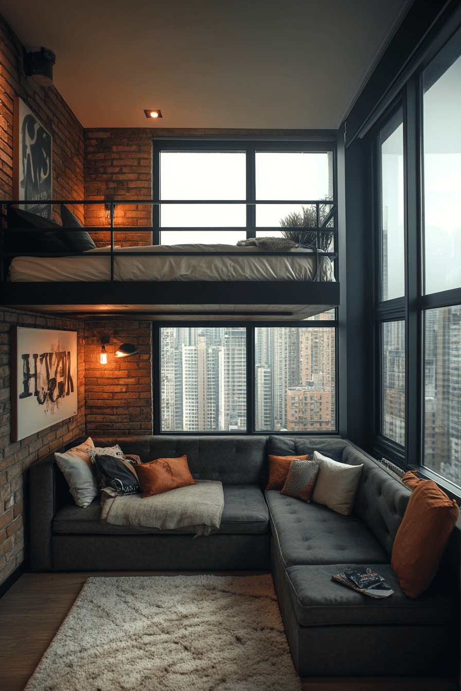 25 Loft Beds for Small Rooms That Make the Most of Every Inch 2 Industrial Loft Design Charm