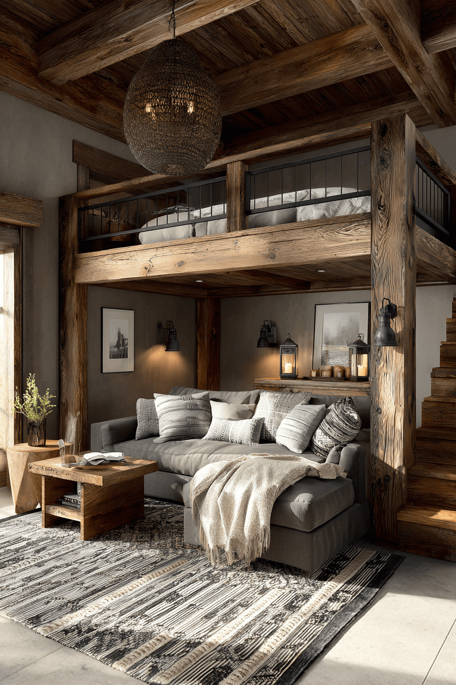 25 Loft Beds for Small Rooms That Make the Most of Every Inch 20 Rustic Loft With Storage